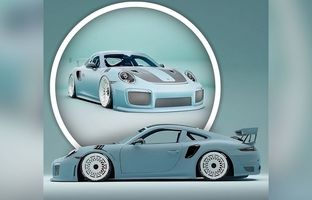 پورشه GT۲ RS با رنگی بسیار کمیاب + ویدئو