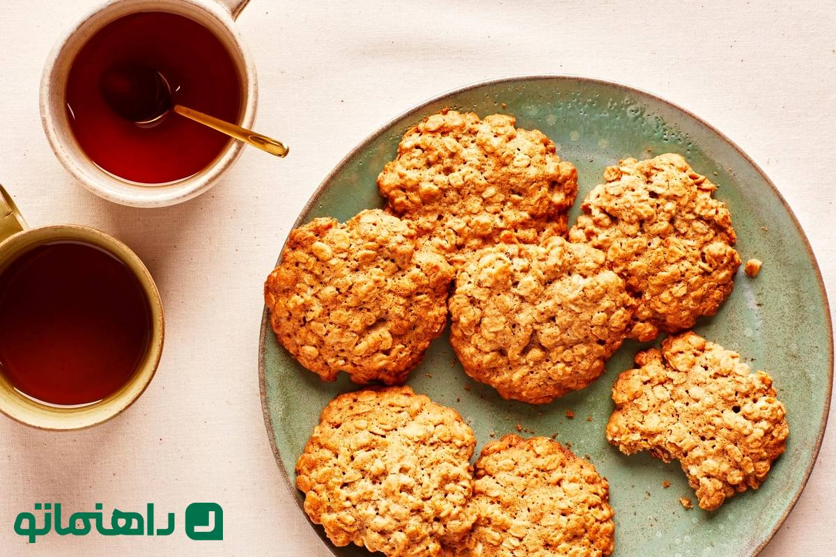 طرز تهیه 4 کوکی رژیمی جدید با جو دو سر به روشی ساده