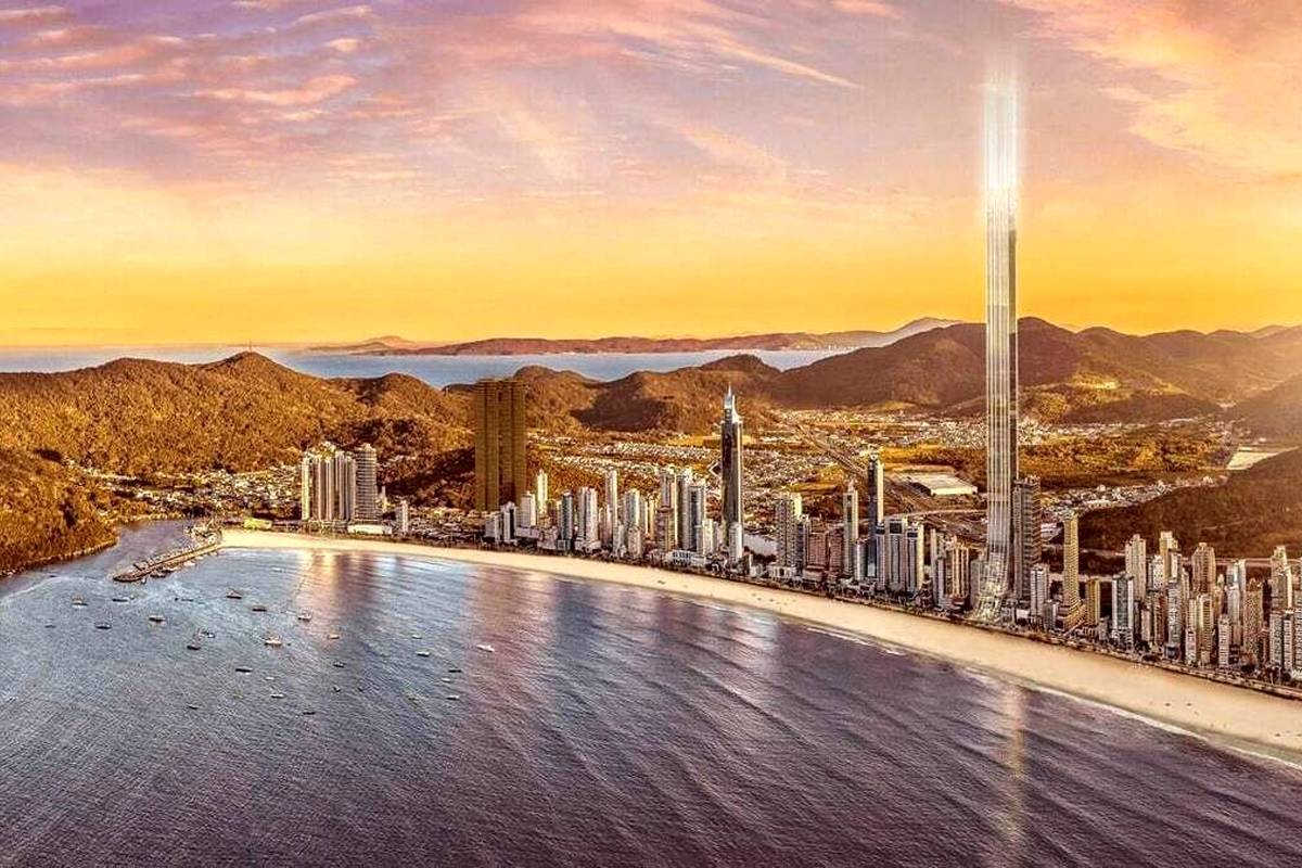 (تصاویر) سنا؛ بلندترین برج مسکونی جهان