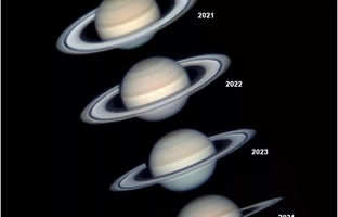 تصویر روز ناسا: حلقه‌های سیاره زحل ناپدید شدند