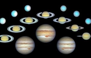 اولین کاوش نزدیک بشر در چهار سیاره بیرونی غول‌پیکر منظومه شمسی