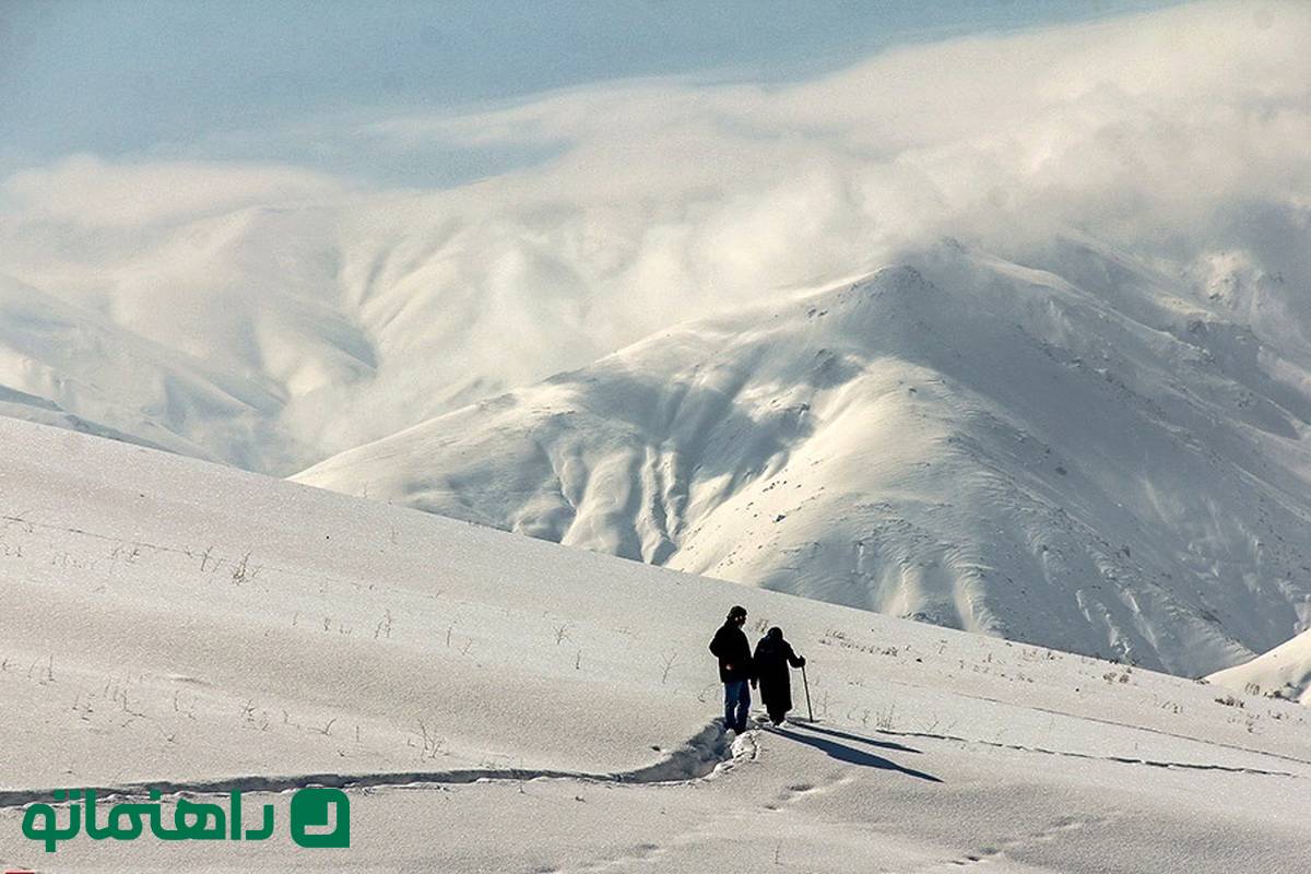 لذت برفبازی در پاییز؛ جاهای دیدنی ارومیه در روزهای برفی