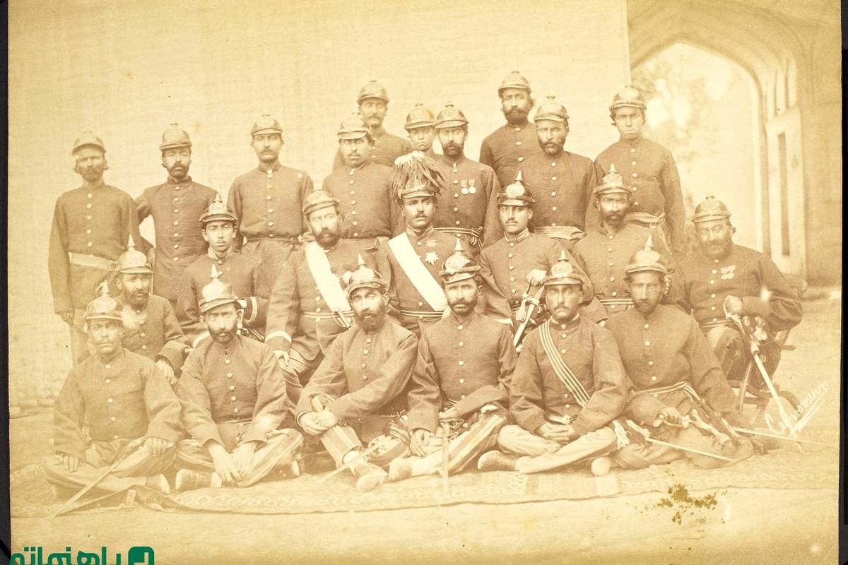 تمرینات نظامی فوج جلالی اصفهان در زمان ناصرالدین شاه + تصاویر
