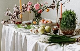 راهنمای سفره هفت سین ۱۴۰۴؛ چیدمان سفره هفت سین به سبک مدرن