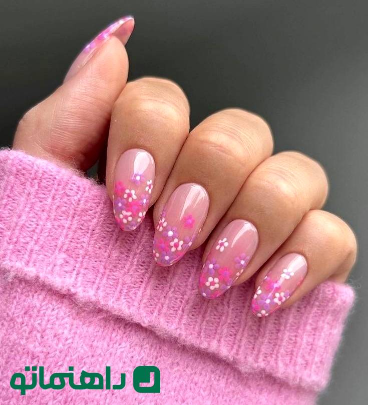 مدل ناخن ترند ۱۴۰۴؛ ۵ طرح ناخن فرنچ رنگی برای خاص‌تر کردن استایل